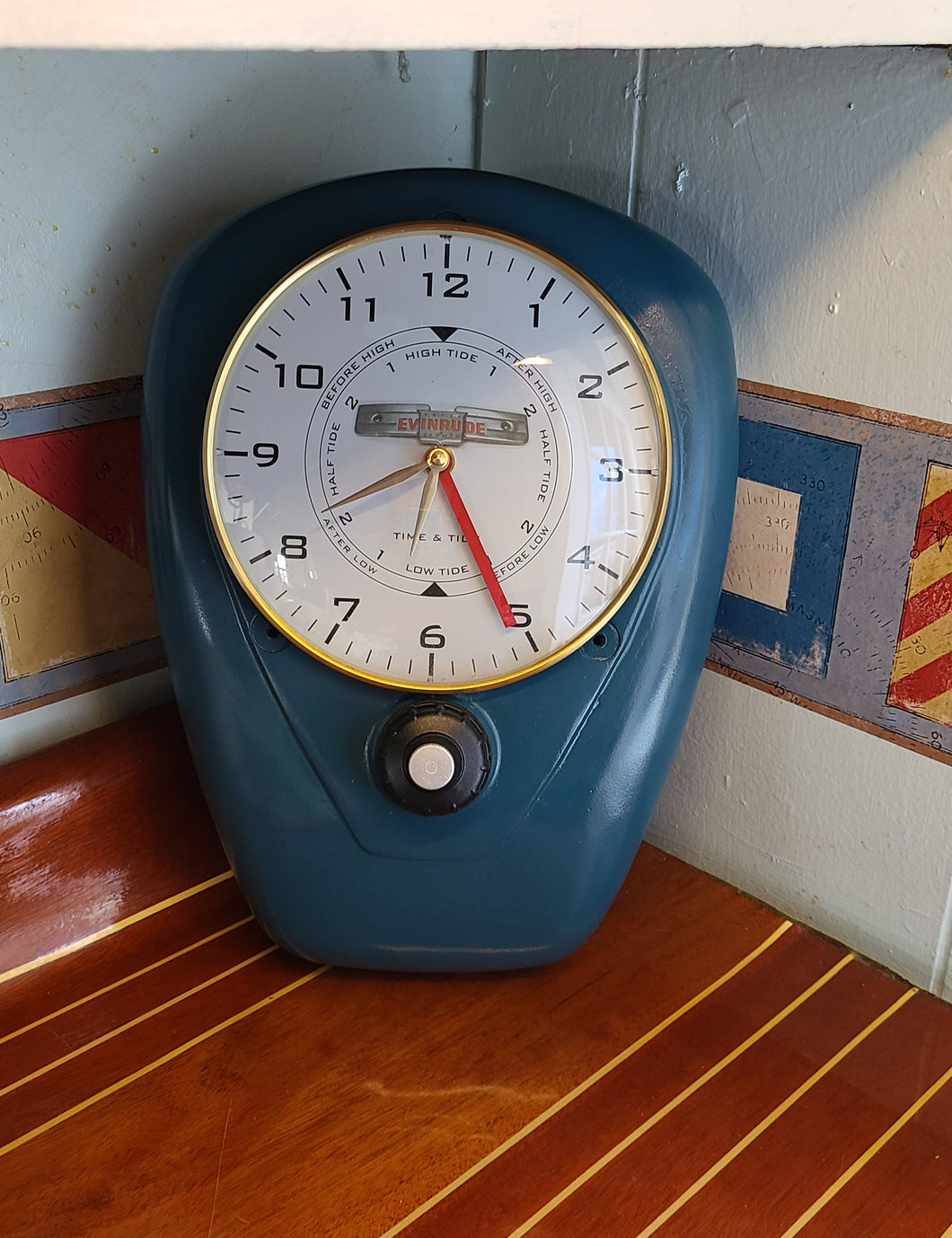 1946-47 Evinrude Zephyr 5.4hp Fuel Tank Clock