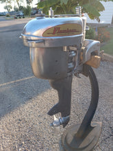 Load image into Gallery viewer, RARE 1946 FLAMBEAU 5HP DISPLAY OUTBOARD MOTOR
