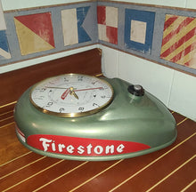 Load image into Gallery viewer, 1946 Firestone 3.6HP Fuel Tank Clock.
