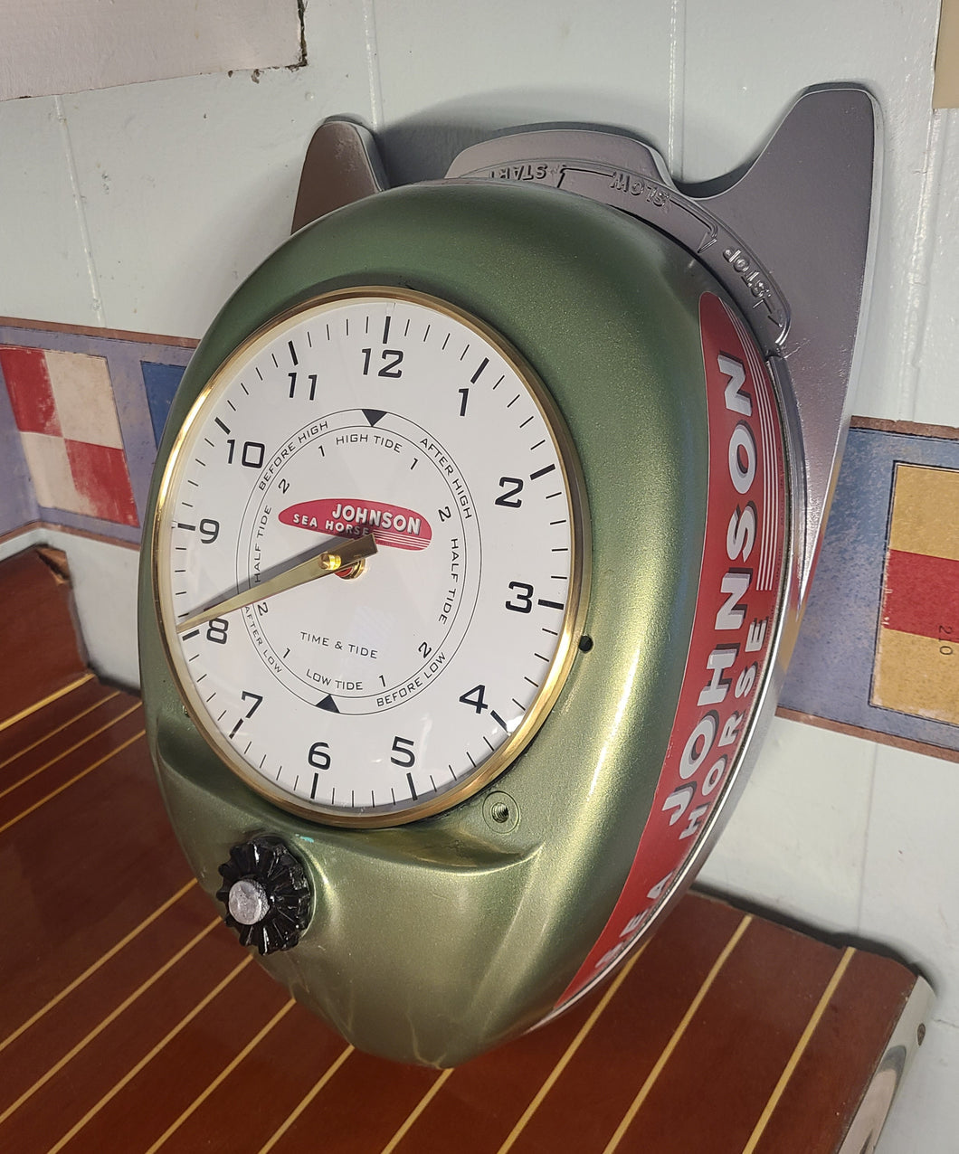1946-1953 Johnson Sea Horse TD/TN/HD Fuel Tank Clock.